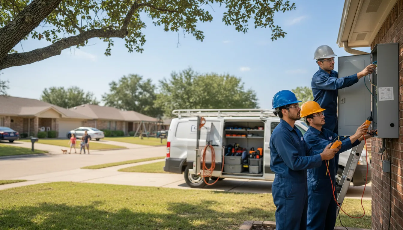 Certified electrician providing emergency electrical services in Glendora, MS